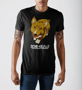 Cowboy Bebop Dog Mens Black T-Shirt