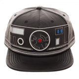 First Order BB Unit Big Face Embroidered Faux Leather Snapback