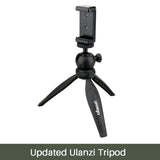 Ulanzi mini Tripod with Holder Mount / Selfie Portable Camera Tabletop Travel Tripod for iPhone 7 Plus Sony Samsung Mobile Phone